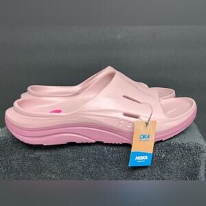 Hoka Ora Recovery Slide 3  Comfort Sandals Mens Size 14 New Color Salmon